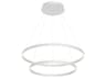 Cerchio White Round Chandelier