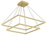 Piazza Brushed Gold Chandelier