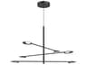 Rotaire LED Chandelier Modern Black Pendant