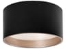Mousinni Black Round Flush Mount