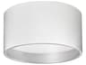 Mousinni White Round Flush Mount