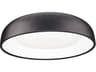 Beacon Black Round Flush Mount