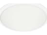 Malta White Round Flush Mount