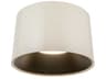 Etta Pearl White Drum Flush Mount