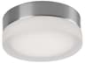 Bedford Brushed Nickel Round Flush Mount