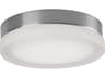 Bedford Brushed Nickel Round Flush Mount