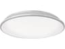 Brook White Round Flush Mount