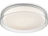 Aston Clear Round Flush Mount