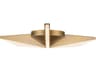 Tachi LED Flush Mount Ceiling Light in Vintage Brass