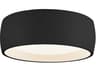 Savile Black Drum Flush Mount