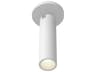 Lorna White Cylinder Flush Mount