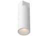 Lorna White Cylinder Flush Mount