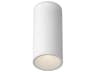 Lorna White Cylinder Flush Mount