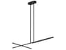 Shift Black Linear Island Pendant