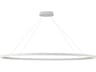 Ovale White Linear Island Pendant
