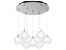 Bolla 9-Light Chrome Globe Pendant