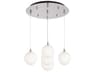 Bolla 5-Light Chrome Globe Pendant