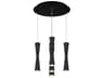 Robson 5-Light Black Cylinder Pendant