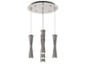 Robson 5-Light Brushed Nickel Cylinder Pendant