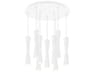 Robson 9-Light White Cylinder Pendant