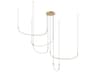 Talis Brushed Gold Linear Pendant