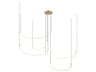 Talis Brushed Gold Linear Pendant