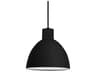 Chroma Black Dome Pendant