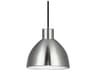Chroma Brushed Nickel Dome Pendant