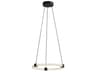 Bruni Black Round Pendant