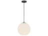 Marco 1-Light Black Globe Mini Pendant