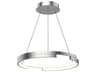 Anello Minor Brushed Nickel Round Pendant