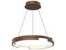Anello Minor Walnut Brown Round Pendant