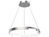 Anello Minor Brushed Nickel Round Pendant