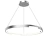 Anello Minor Brushed Nickel Round Pendant
