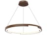 Anello Minor Walnut Wood Round Pendant