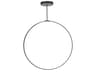 Cirque Black Round Island Pendant