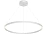 Cerchio White Round Pendant