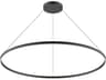 Cerchio Black Round Pendant