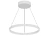Cerchio White Round Pendant