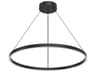 Cerchio Black Round Pendant