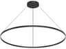 Cerchio Black Round Pendant