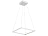 Piazza White Linear Pendant