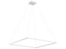 Piazza White Linear Pendant