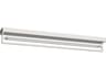 Mondrian Brushed Nickel Linear Semi Flush Mount