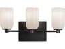 Nola 3-Light Black Vanity Light