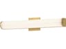 Longitude Brushed Gold Wall Sconce