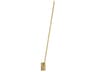 Lever Brushed Gold Wall Sconce