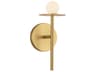 Elixir Brushed Gold Wall Sconce