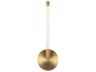 Motif Brushed Gold Wall Sconce