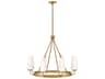 Selma 8-Light Gold Chandelier